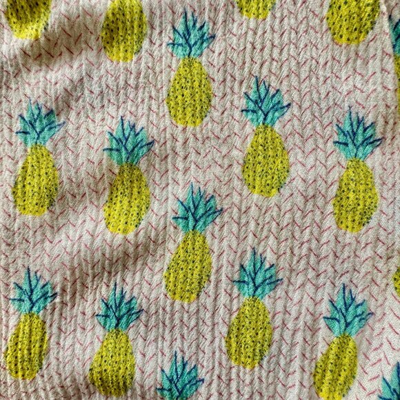 ZARA Pineapple Jumpsuit Romper Girls 12-18 Mo Lightweight Playsuit Toddler Girl - Picture 7 of 8